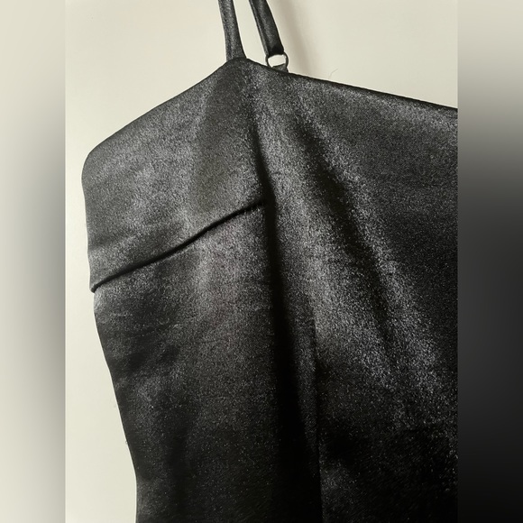 Black shimmery spaghetti strap bodycon dress from Lulu’s - Picture 3 of 6